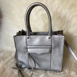 Rebecca Minkoff M.A.B Tote Mini in Silver